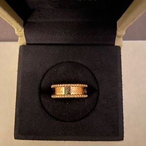 Van Cleef & Arpels Perlee Signature Band Ring